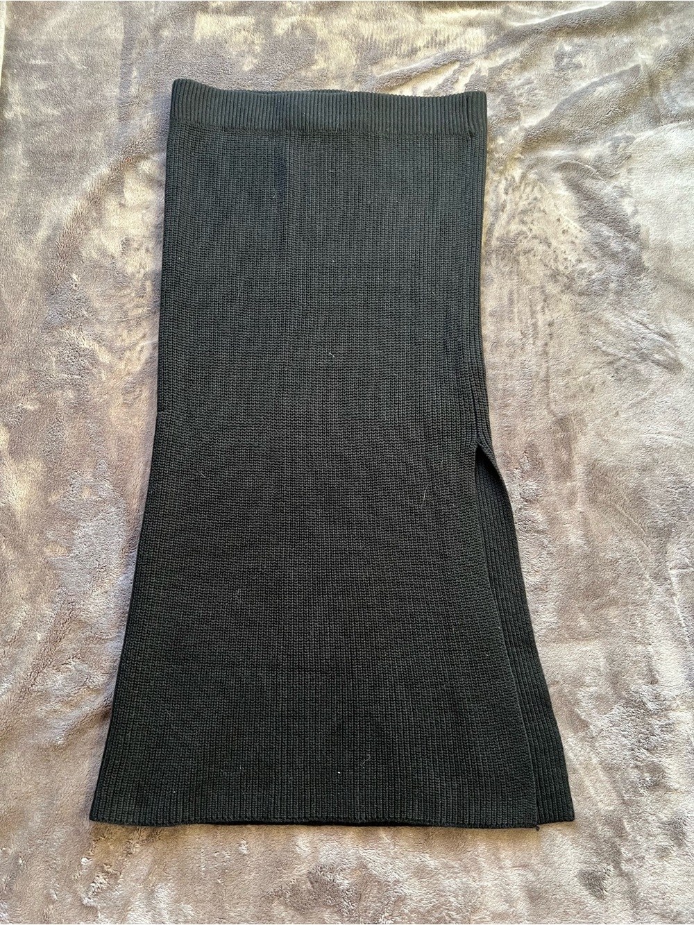 Abercrombie & Fitch Black Ribbed Sweater Top